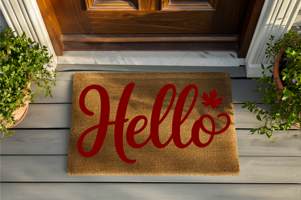 Hello Fall Leaf