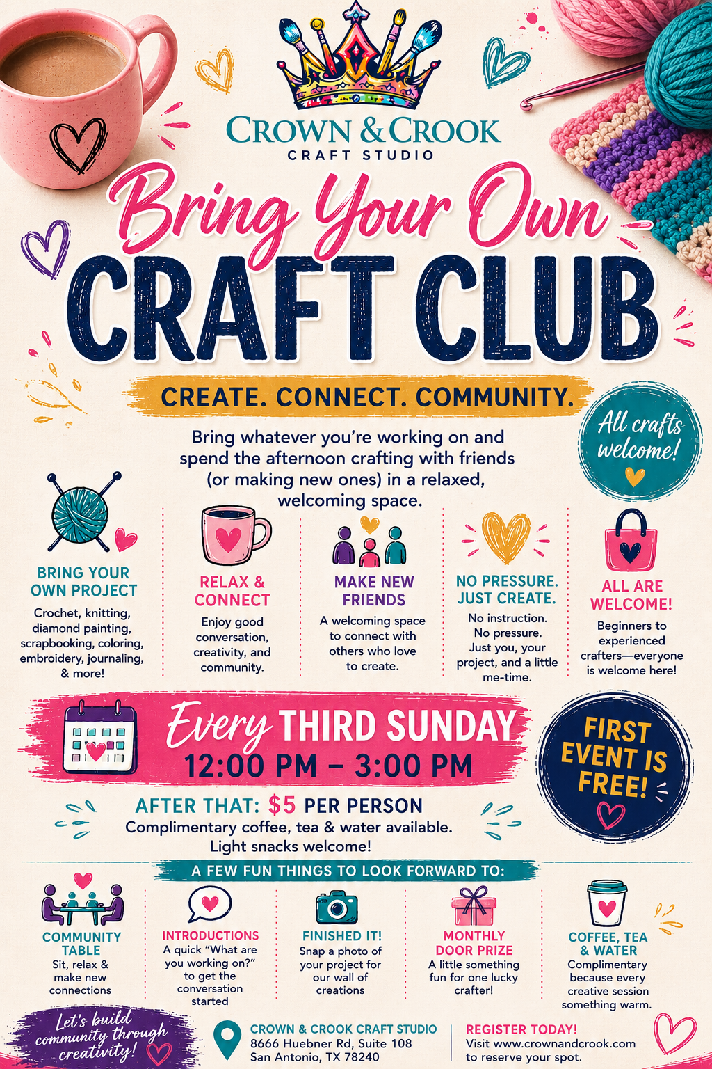 Bring Your Craft Club Event