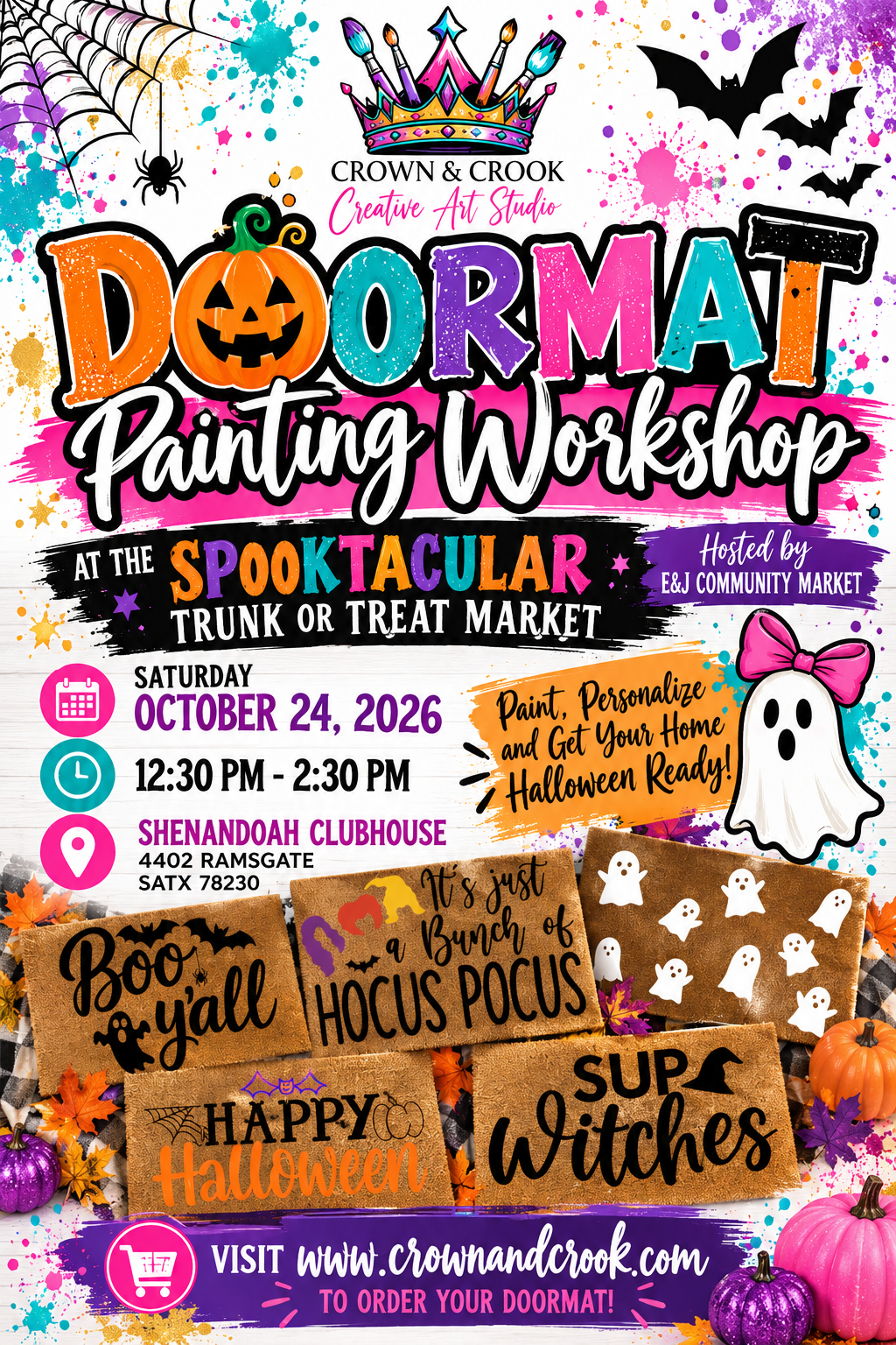 Doormat Painting Workshop October 24,2026