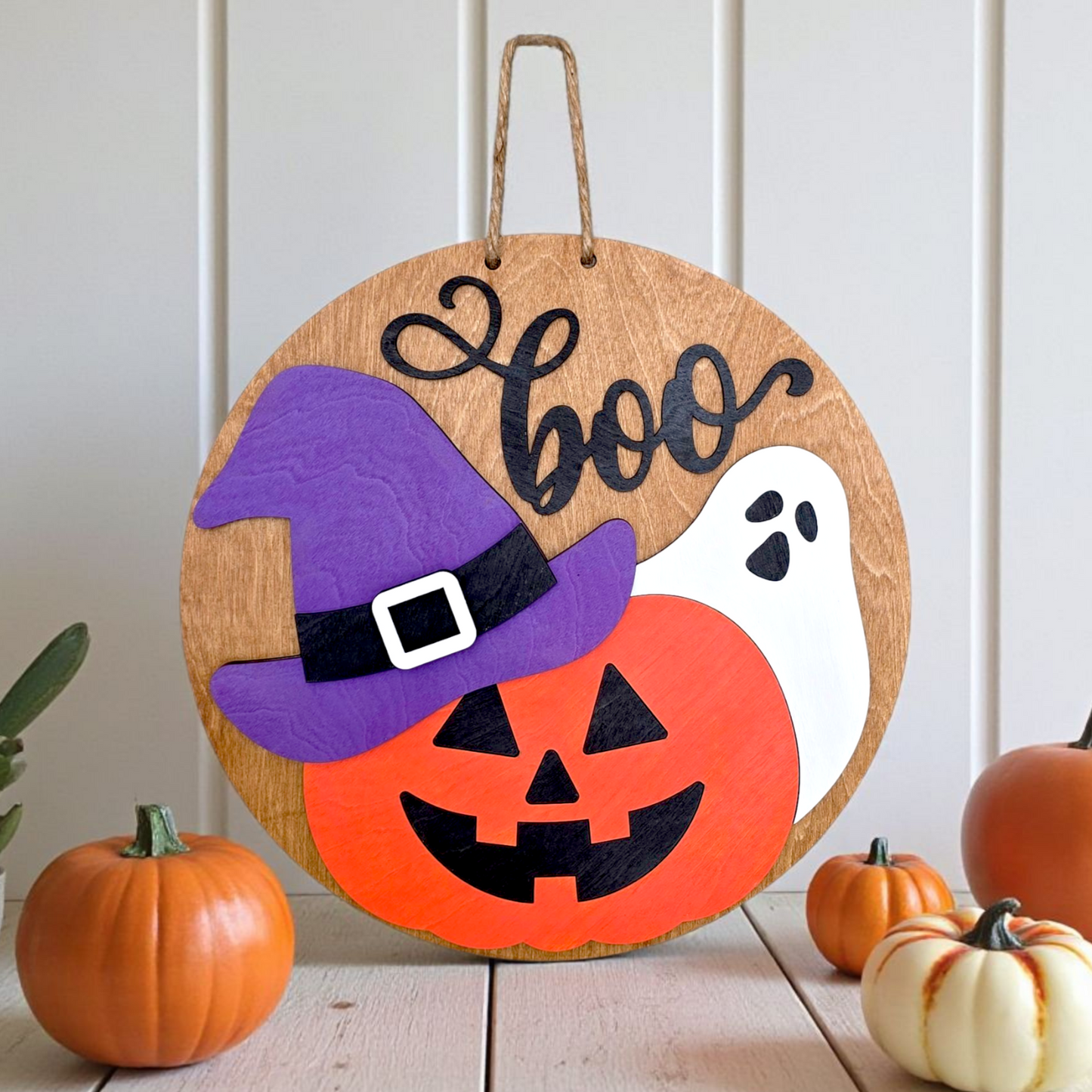 Sombrero de bruja de calabaza Boo