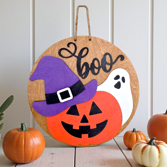 Boo Pumpkin Witch Hat