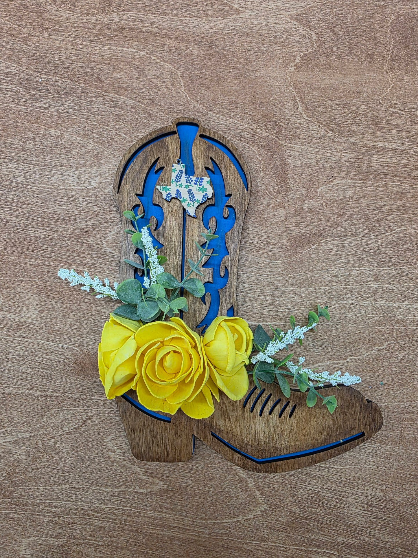 Boot with Sola Flowers