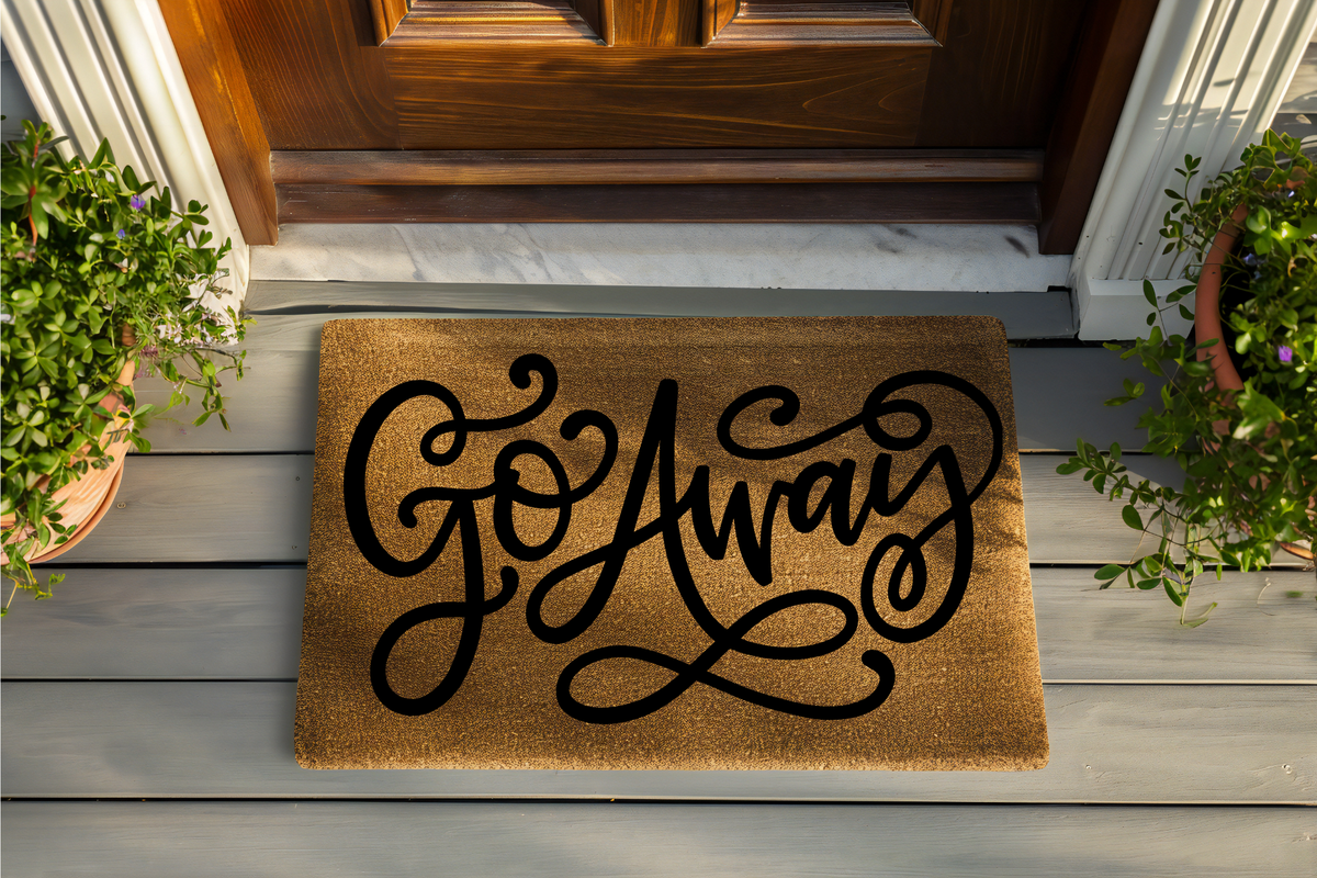 Go Away Doormat