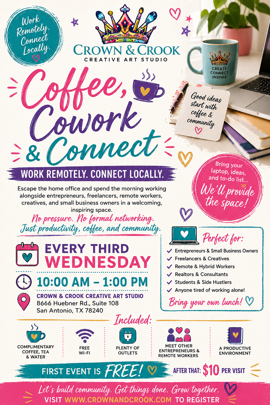 Coffee, Cowork & Connect