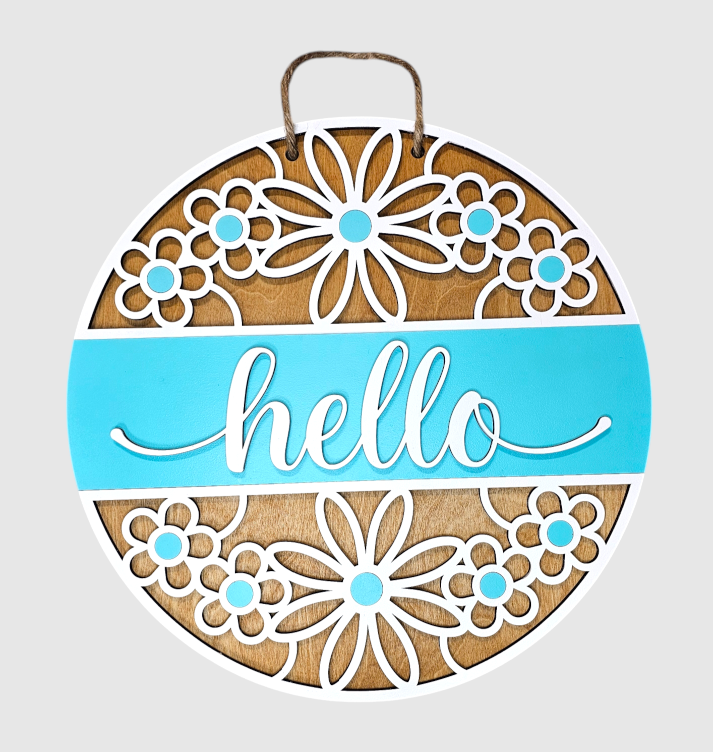Tropical Hello Rounds Floral Hello Round – Crown and Crook