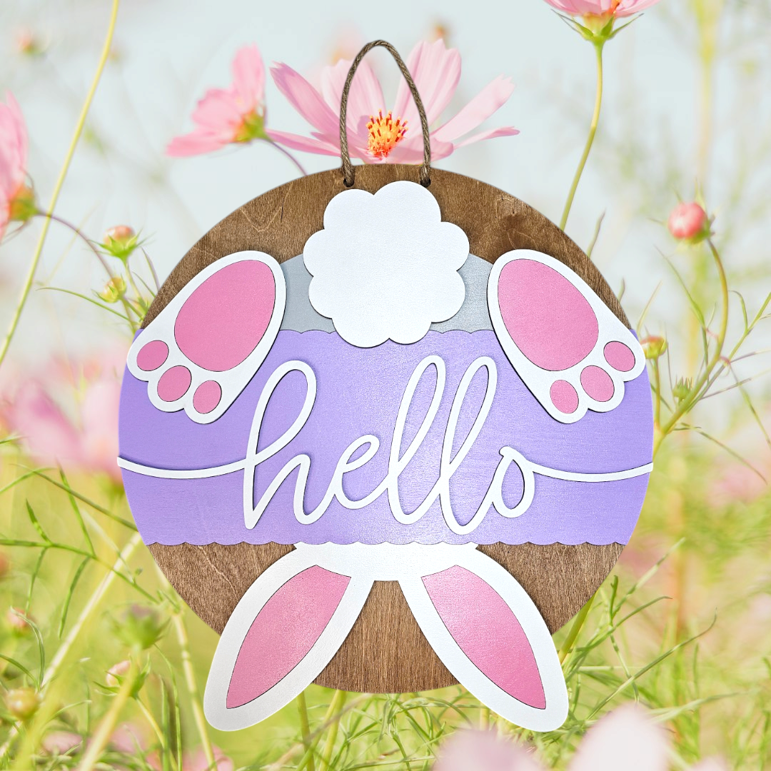 Hello Upside Down Bunny