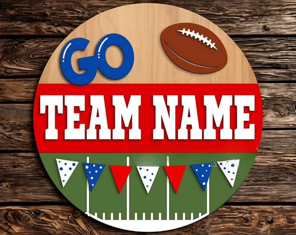 Team Printable Sign Go Customizable Team Sign – Crown and Crook