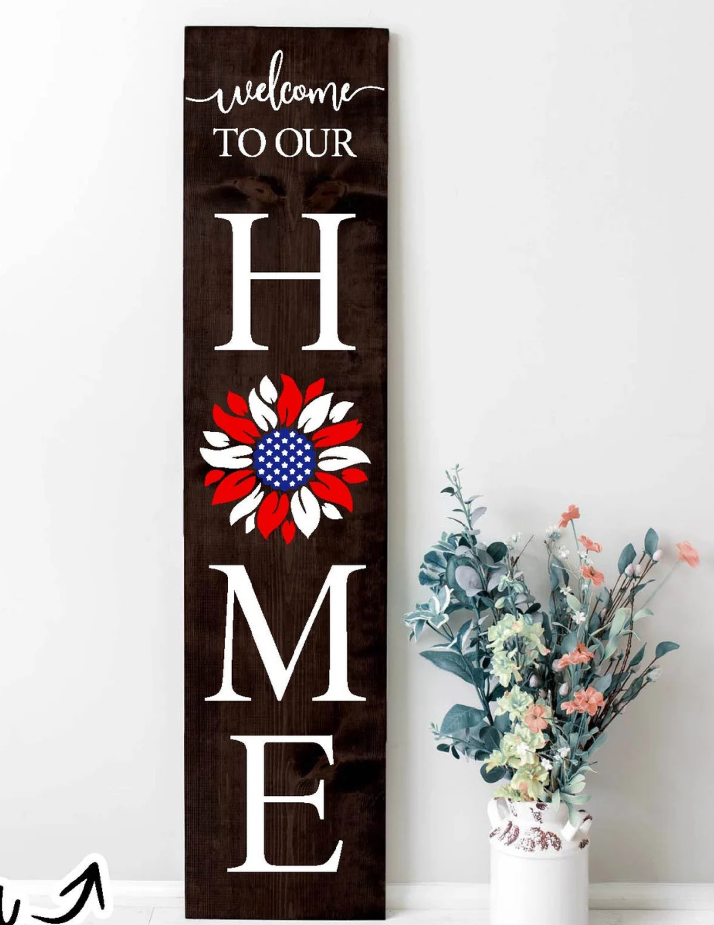 Welcome to Our Home Porch Sign