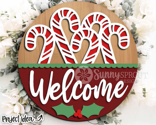 Welcome Candy Canes