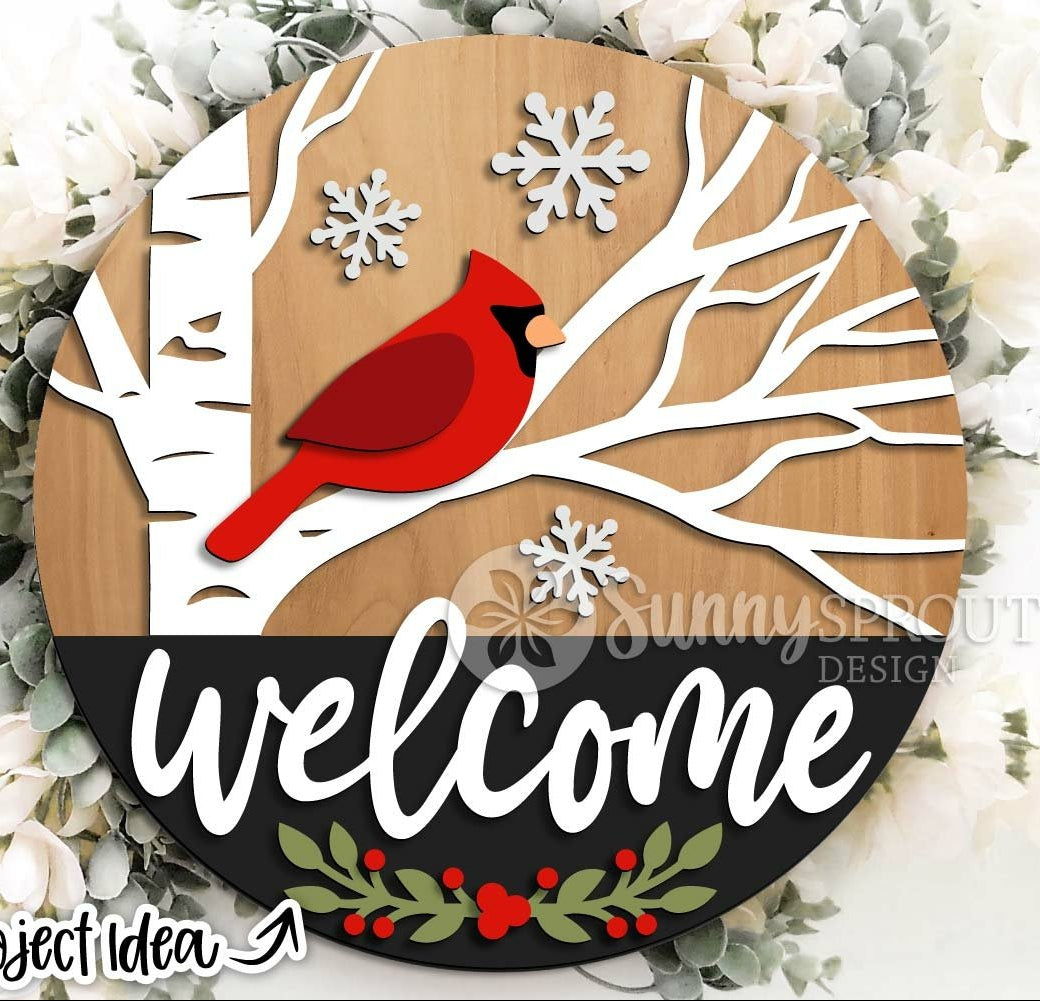Welcome Cardinal Round – Crown and Crook